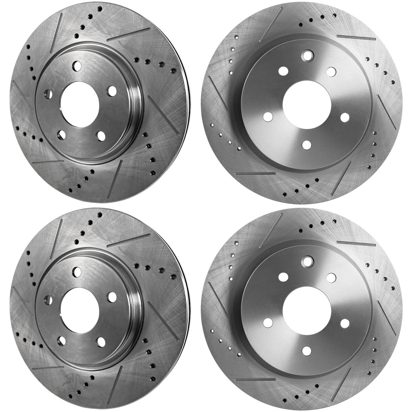 Front & Rear Brake Disc Rotors for Nissan Maxima, 370Z, INFINITI QX50, Q40