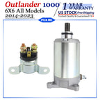 Starter with Relay for Can-Am Bombardier Outlander 1000 6X6 (2014–2023)