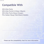 Replacement Undercar Shield Stock Repair Part for 2014 Kia Forte (2014–2014)