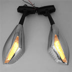 Turn Signal Mirrors for Triumph Daytona TT600 Trophy Ducati (2000–2005) Chrome Clear