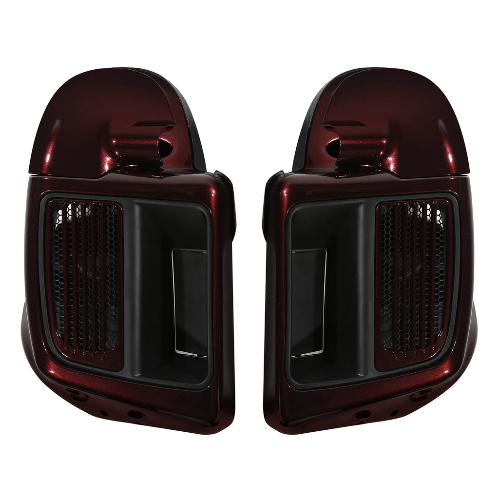 Lower Vented Fairing for Harley Street Glide (2014–2024) - Water-cooled, Twisted Cherry