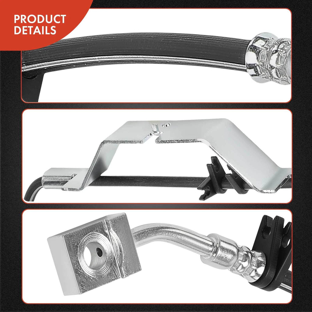 2X Rear Brake Hydraulic Hose for Chevy C4500 GMC C5500 (2003â2009)