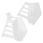 Set of 2 White Radiator Shrouds for Honda ATC250R (1985–1986)