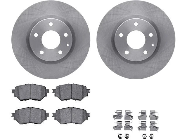 Front Brake Pad and Rotor Kit for Mazda 3 (2017–2018) YH798RW