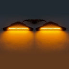 Dynamic Flow Black Marker Side Turn Signal LED Amber Lights for Ford Focus (1998-2004)