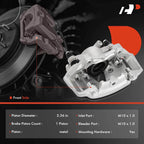 Pair Front Brake Calipers with Bracket for Mercedes-Benz W212 (2009–2016)