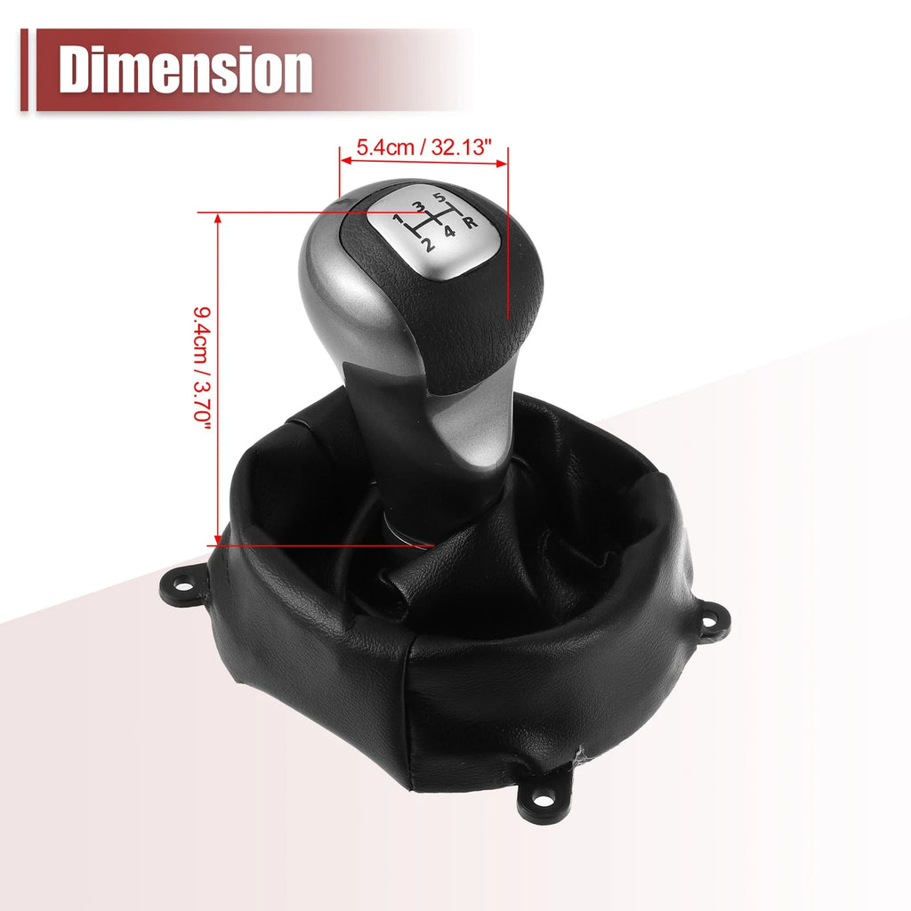 Set of 1 Manual Gear Shift Knob 5 Speed for Honda Civic (54102-SNA-A01)
