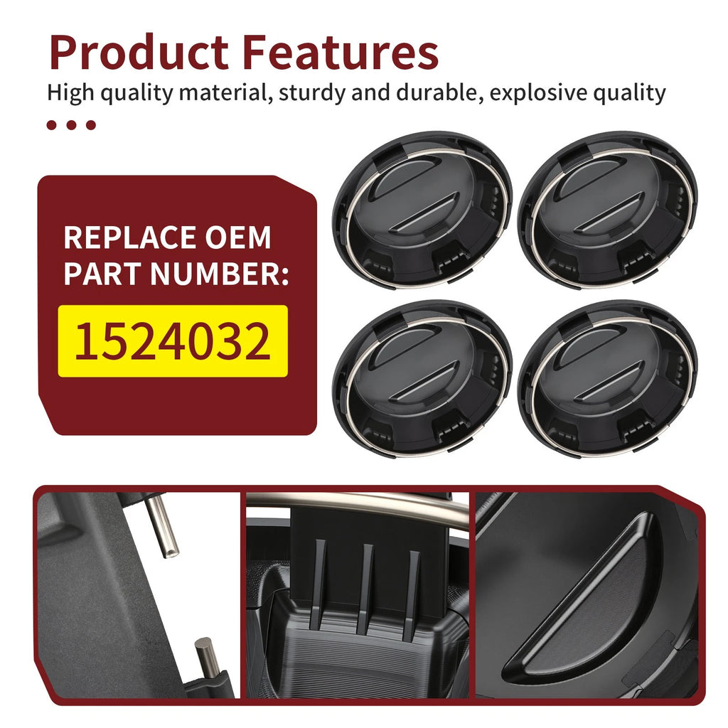 Set of 4 Hub Caps for Polaris RZR PRO XP 4 (2021–2025) 1524032