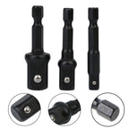 3-Piece Nut Driver Socket Set for Electric Screwdriver