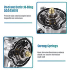 Aluminum Engine Coolant Thermostat Housing for Chevy Cruze, Buick (2011–2019)