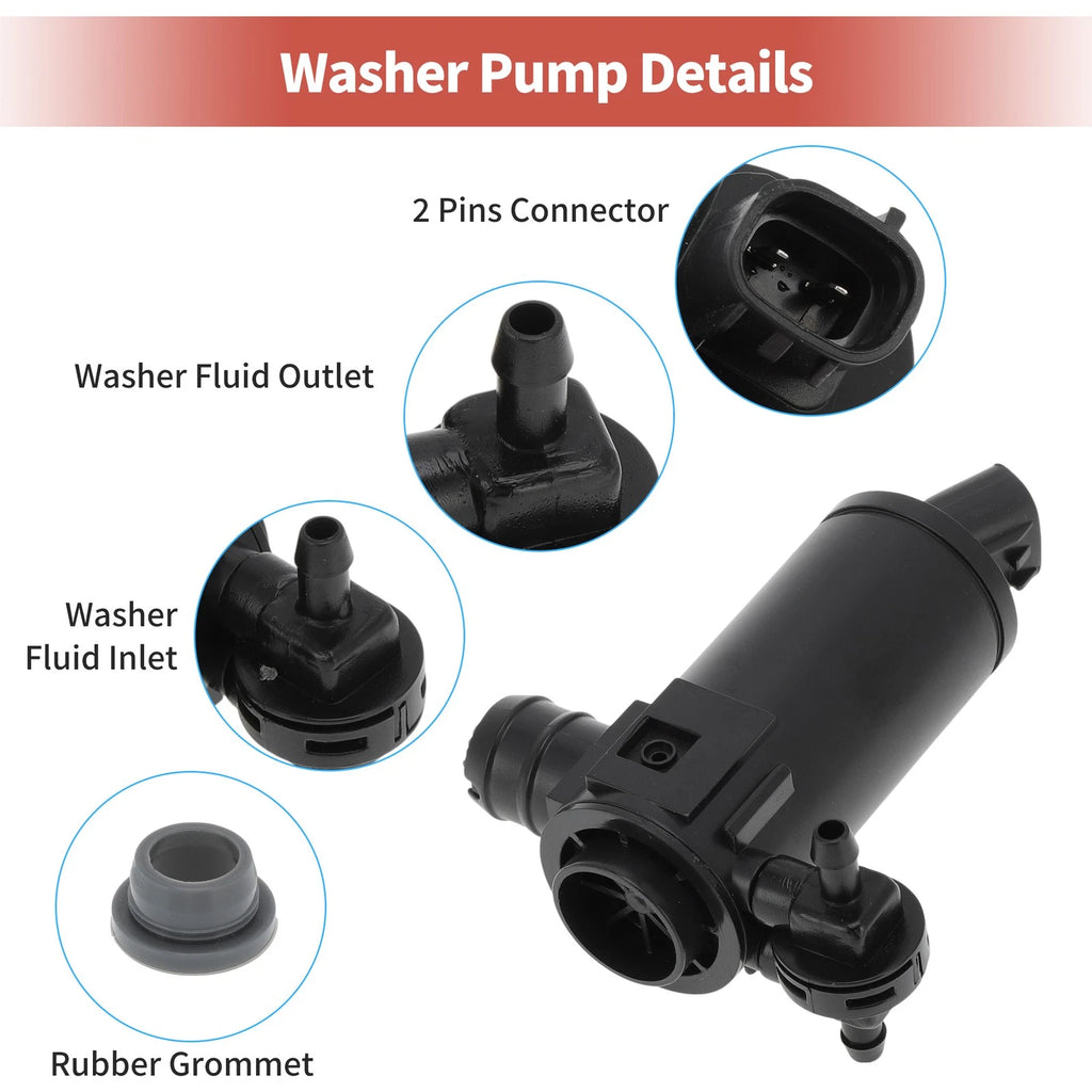 Windshield Washer Pump for Honda CR-V (2017–2022) No.76806TLAC01