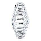 Chrome 5" Barrel Solo Seat Springs for Harley Softail