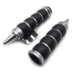 1" Handle Bar Hand Grips 25mm Throttle Boss for Harley Touring Sportster (X)