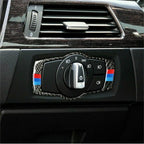 Carbon Fiber Headlight Switch Frame for BMW 3 Series E92 E93 (2005-2012)