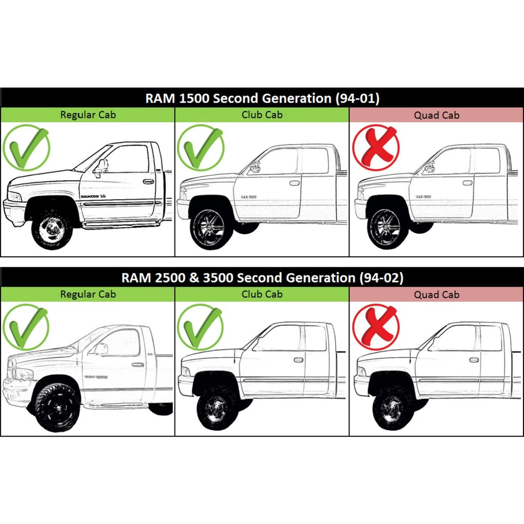 Door Shell for Ram 1500/2500/3500 (1994–2001) Front Right