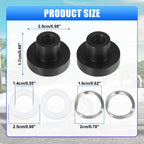 Set of 1 Car Window Bushings Kits for Mazda Miata (1990–2005) 909-925 Black