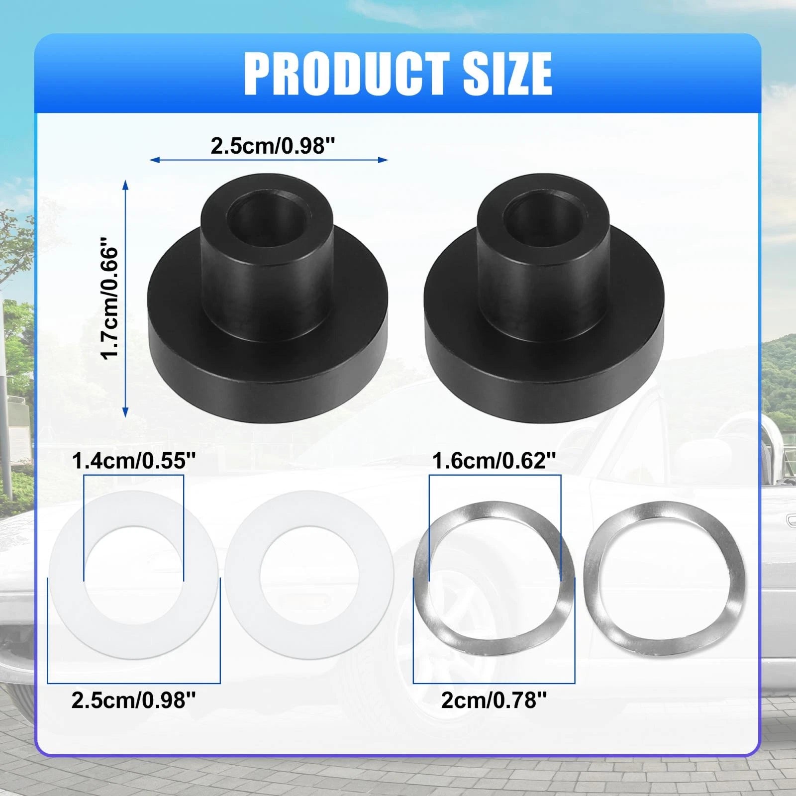 Set of 1 Car Window Bushings Kits for Mazda Miata (1990–2005) 909-925 Black