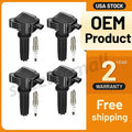 Ignition Coil Pack and Spark Plugs for 2013–2019 Ford Escape 2.0L L4