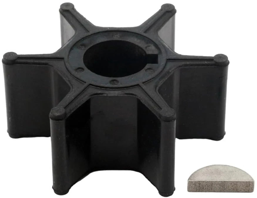 Water Pump Impeller with Key for Suzuki 2 Stroke 50-75 HP Outboard (17461-95300)