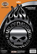 Skull Classic Emblem Decal for Harley-Davidson (1 Pack) Chroma 003279
