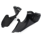1 Pair ABS Black Intake Ram Air Tube Cover for YAMAHA YZFR6 (1998-2002)