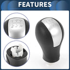 5 Speed Gear Shifter Knob for Honda Civic (2012-2015) - Durable Plastic