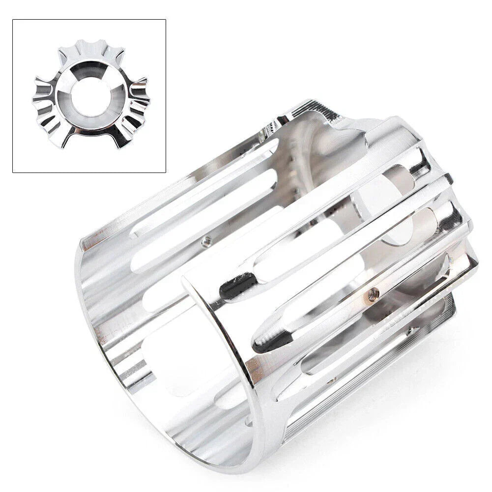 Chrome Edge Oil Filter Cover Trim for Harley Touring Road King Glide (2009-2023)