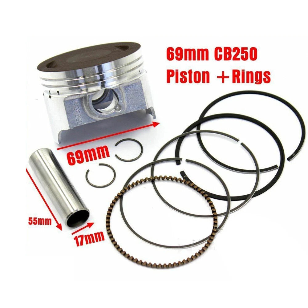 69mm 17mm Pin Ring Piston for Zongshen CB250 250cc (Water Cooled)