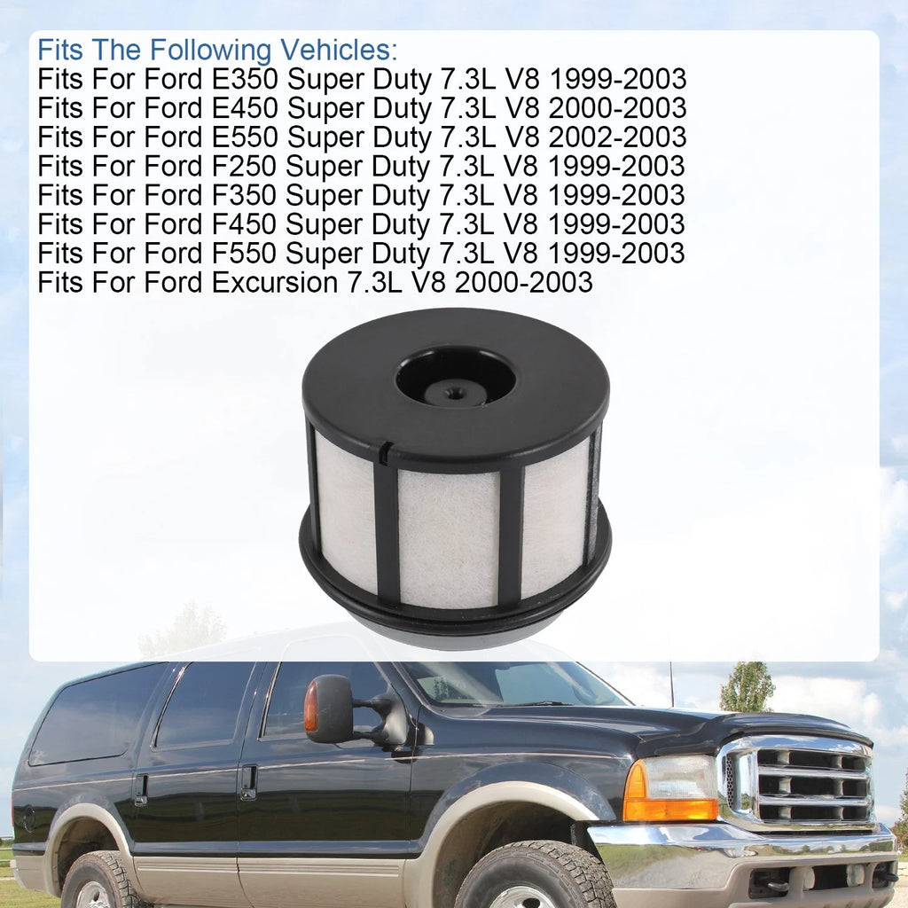 Fuel Filter with Cap for Ford F & E Series (1994-2003) 7.3L Powerstroke Diesel