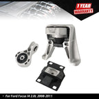 Set of 3 Engine & Transmission Mounts for 2008-2011 2.0L Auto