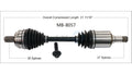 Surtrack CV Axle Shaft for Mercedes-Benz AAR (MB-8057)