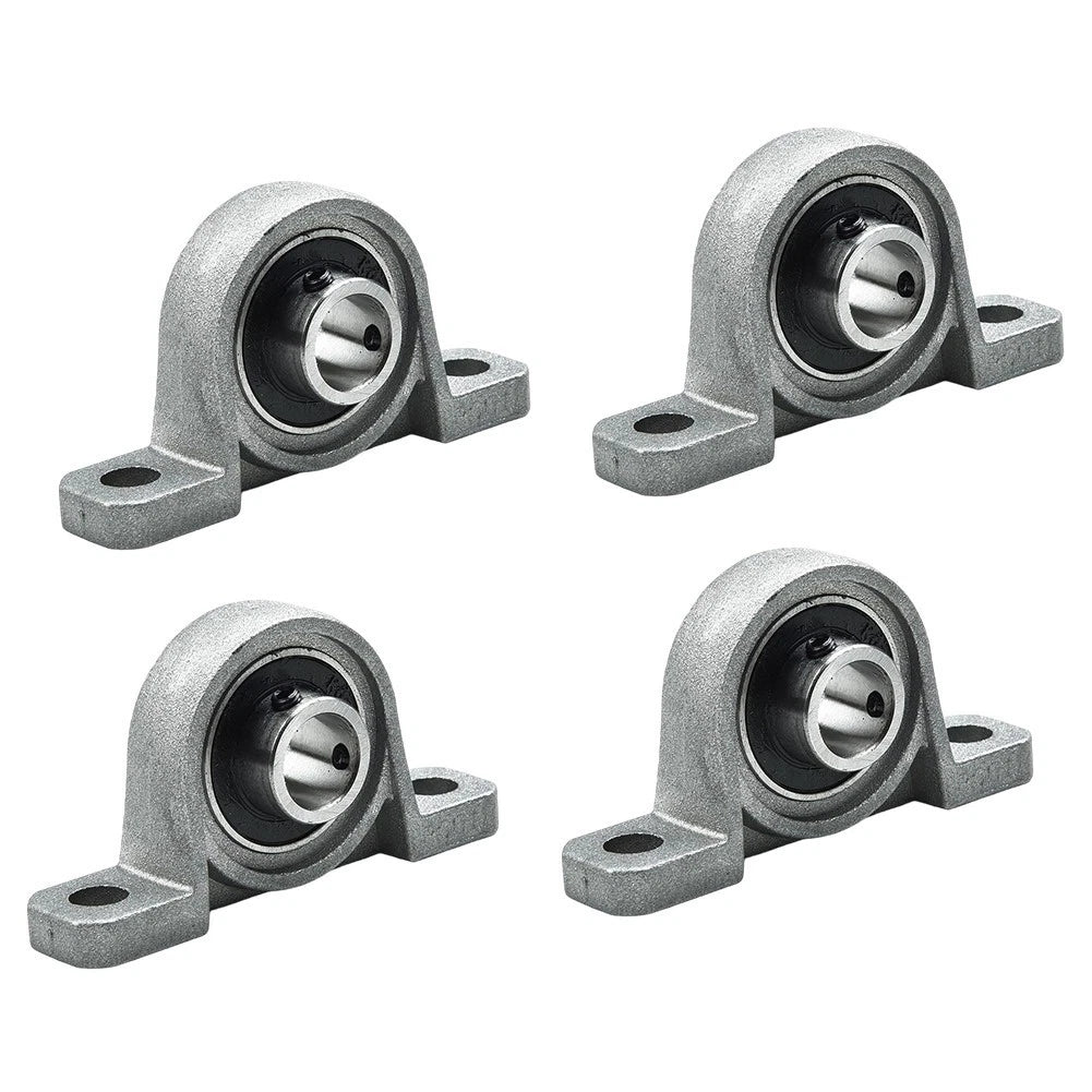 4X KP08 Block Bearing Mounted Pillow Bearing for Guide Shaft
