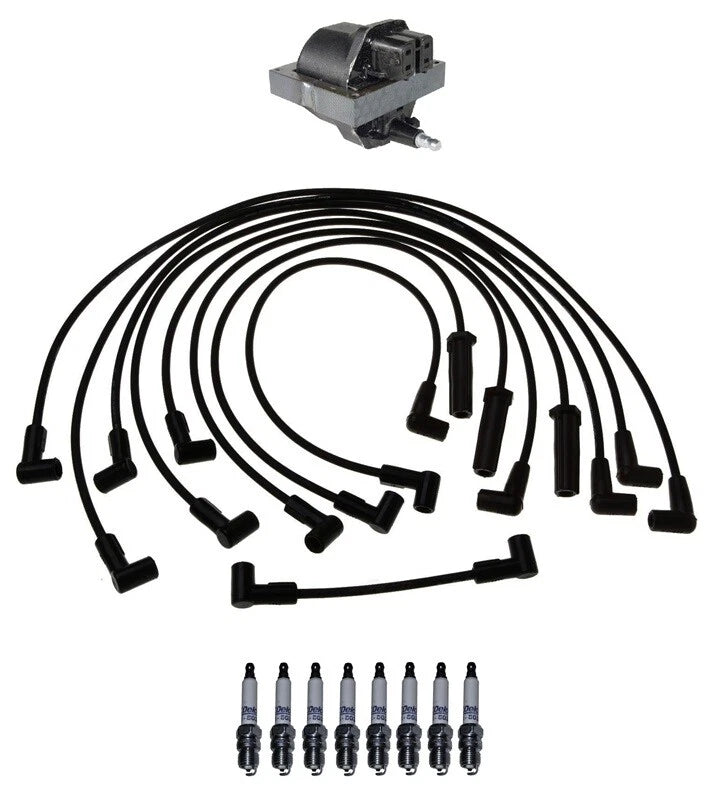 Ignition Wires & Spark Plugs Kit for Chevrolet Roadmaster Caprice (1991–1996)
