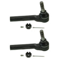 Set of 2 Front Outer Steering Tie Rod Ends for Express 1500, Savana 2500