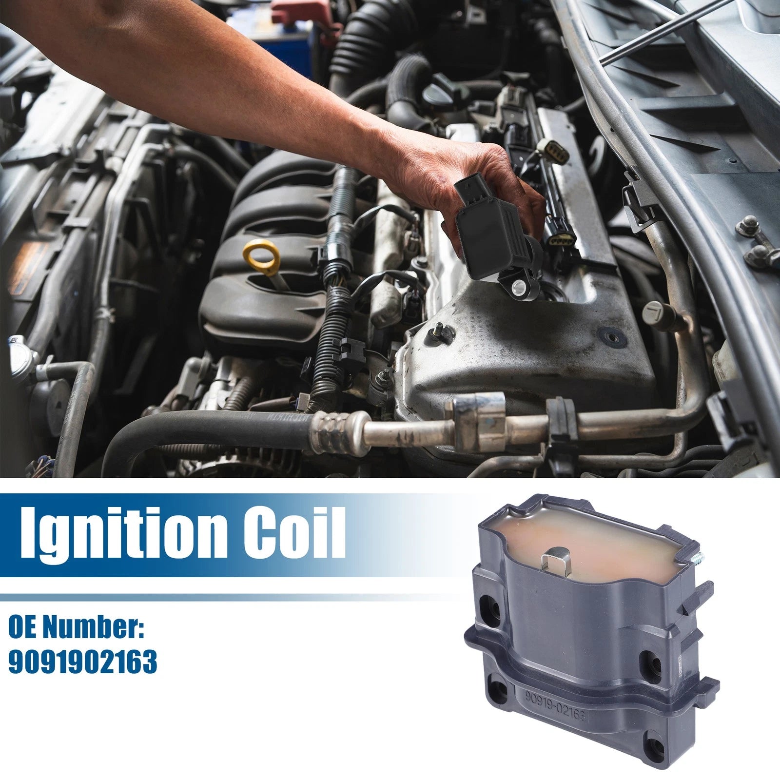 Ignition Coil for Toyota Camry Tercel Celica 4Runner (No. 9091902163)