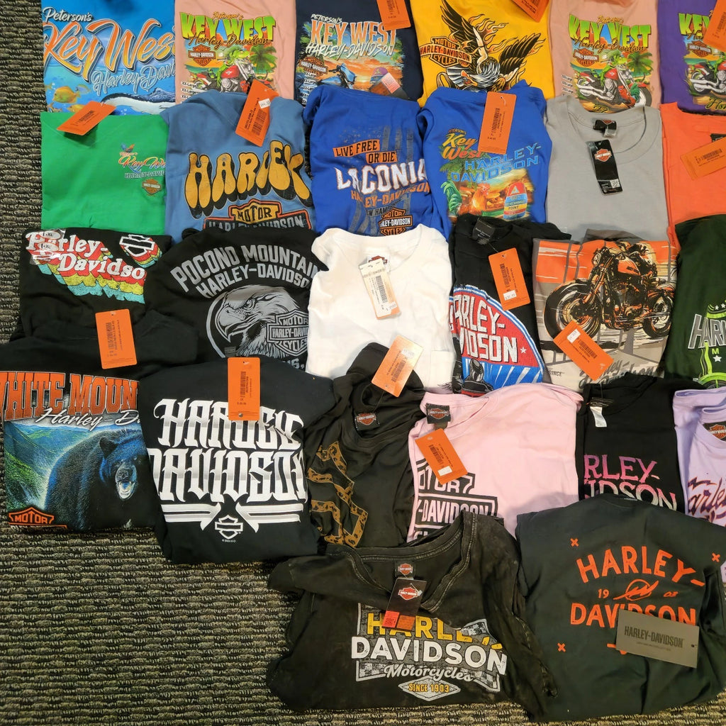 25 Women's T-Shirts for Harley Davidson (Bulk Reseller, Size M)