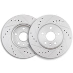 Set of 4 Brake Rotors + 8 Ceramic Pads for Chevy Sonic (2012–2018)
