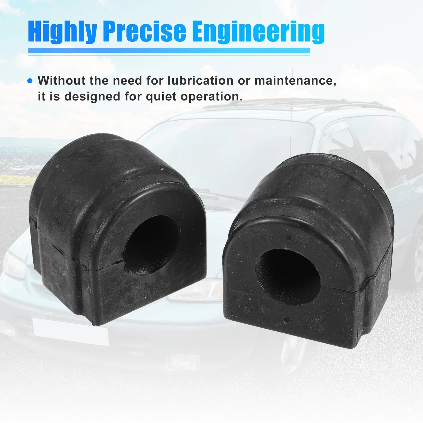 2X Suspension Stabilizer Bar Bushings No. 31351097021 for BMW X5 (1999–2006)