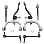 Set of 8 Control Arm Ball Joints & Outer Tie Rod Links for Mercedes Benz ML500 (2006–2007)
