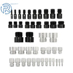 Set of 44 Metric and Inch Nut and Bolt Thread Checkers