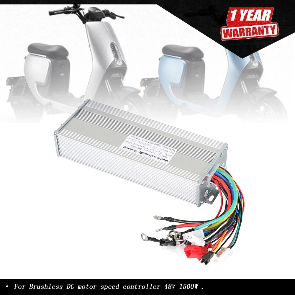 DC Brushless Motor Speed Controller for Electric Bicycle Scooter (48V)