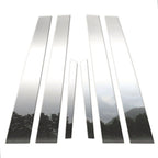 Chrome Pillar Post Covers 6 Pc for Nissan Maxima (2000–2003)
