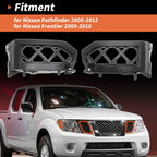 Bumper Bracket Set of 2 for Nissan Pathfinder Frontier (No. 62223EA500/62222EA500)