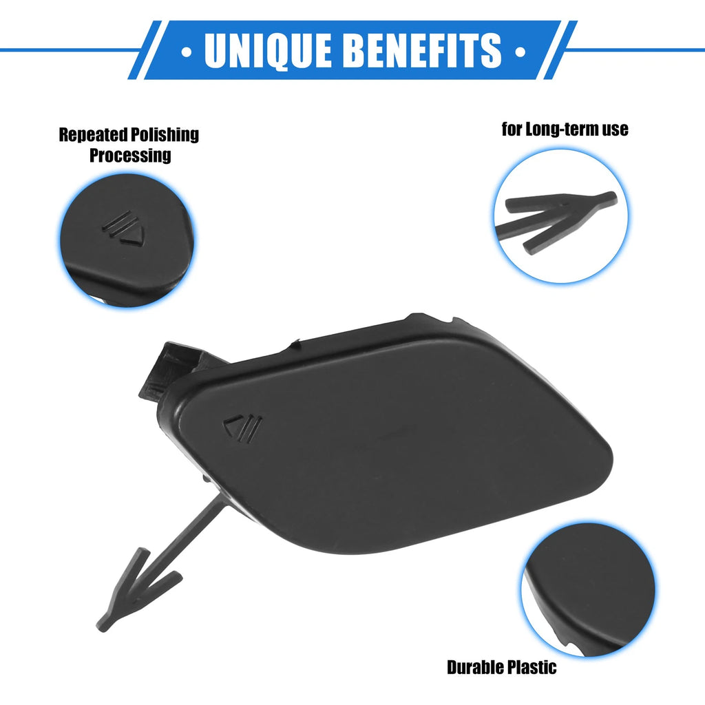 Tow Hook Eye Hole Cover Cap for Mercedes-Benz ML 550 (2006–2011) Black