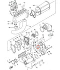 2X Slot Head Drain Fill Plug Screw & Gasket Kit for Yamaha Outboards (Lower Unit)