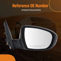 Right Side Mirror for Kia Optima EX (2011–2013) Power Glass KI1321152