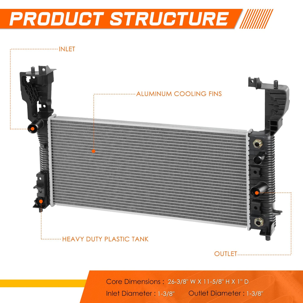 Radiator Cooling Fan Assembly for Mazda 6  (2011–2013)