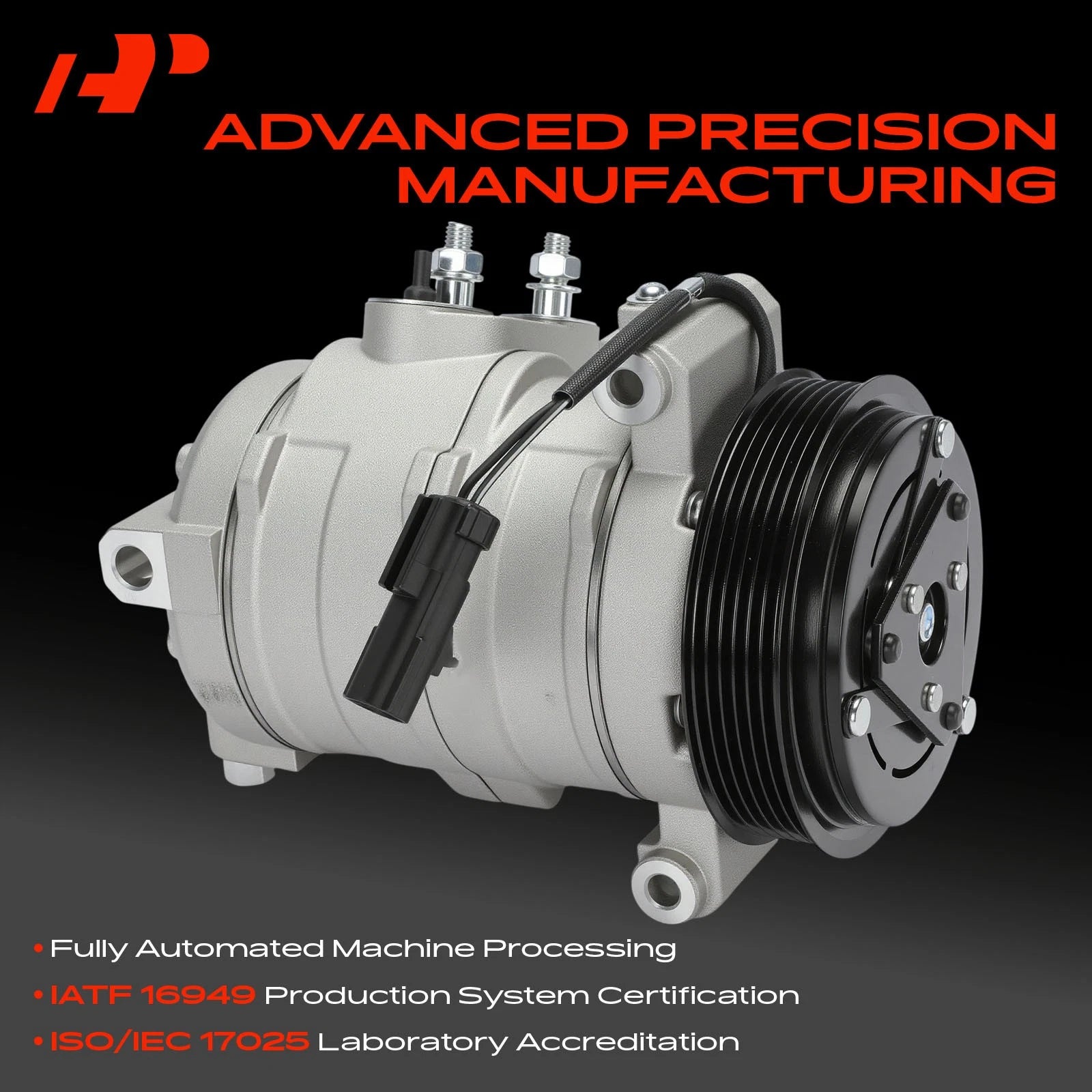 A/C Compressor with Clutch for Jeep Wrangler JK (2007-2011)