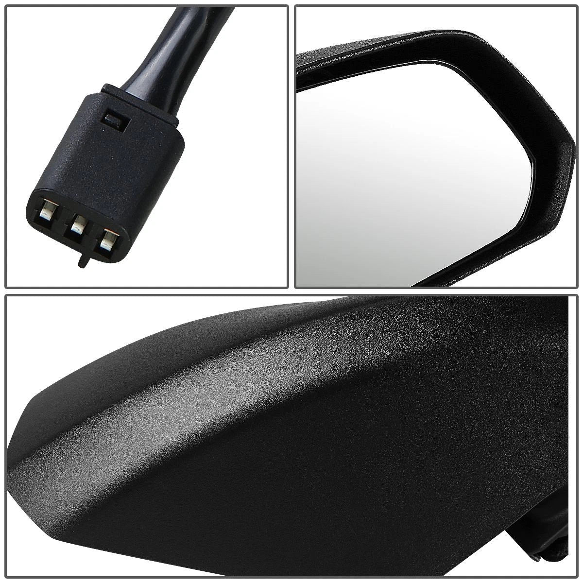 Power Side View Door Mirror Right for Saturn Ion Sedan (2003–2007) GM1321267
