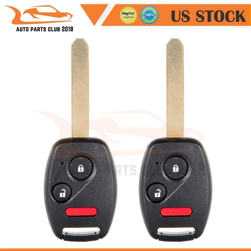 2 Key Entry Remotes for Honda Pilot (2005–2008)